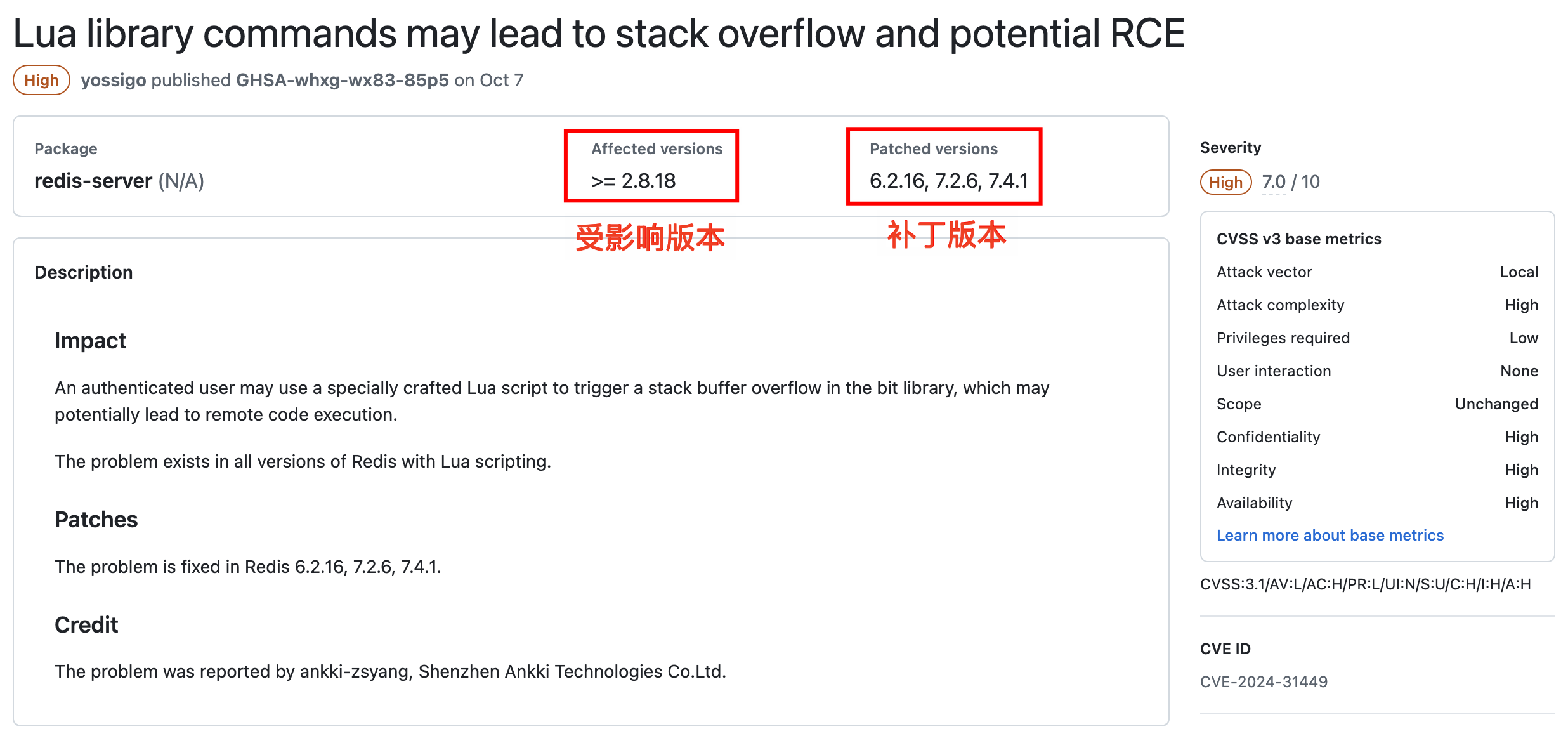 Redis 爆高危漏洞，请速度修复。。